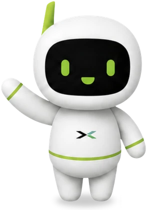 Nexus mascot robot waving